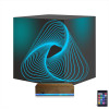 Kirppi 3d Lamba Geometrik Dekoratif V8 Masa Gece Lambası