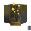 Kirppi 3d Lamba Sevimli Kedi Masa Gece Lambası