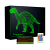 Kirppi 3d Lamba Dinozor Tiranazor Masa Gece Lambası