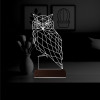 Kirppi 3d Lamba Baykuş Polygonal Masa Gece Lambası