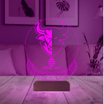 Kirppi 3d Lamba Crypto Aptos Apt Coin Kripto Finans Masa Gece Lambası