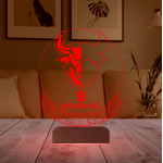 Kirppi 3d Lamba Crypto Bitcoin Btc Coin Kripto Finans Masa Gece Lambası