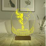 Kirppi 3d Lamba Crypto Bitcoin Btc Coin Kripto Finans Masa Gece Lambası