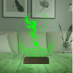 Kirppi 3d Lamba Crypto Shiba Bone Coin Kripto Finans Masa Gece Lambası