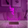 Kirppi 3d Lamba Crypto Cosmos Atom Coin Kripto Finans Masa Gece Lambası