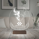 Kirppi 3d Lamba Crypto Fetch Ai Fet Coin Kripto Finans Masa Gece Lambası