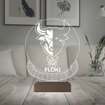 Kirppi 3d Lamba Crypto Floki Coin Kripto Finans V1 Masa Gece Lambası