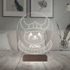 Kirppi 3d Lamba Crypto Floki Coin Kripto Finans V2 Masa Gece Lambası
