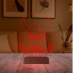 Kirppi 3d Lamba Crypto Floki Coin Kripto Finans V2 Masa Gece Lambası
