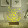 Kirppi 3d Lamba Crypto Floki Coin Kripto Finans V2 Masa Gece Lambası