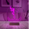 Kirppi 3d Lamba Crypto Graph Grt Kripto Finans Masa Gece Lambası