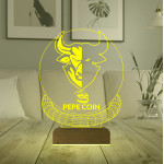 Kirppi 3d Lamba Crypto Pepe Coin Kripto Finans Masa Gece Lambası