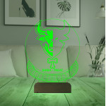 Kirppi 3d Lamba Crypto Shiba Treat Coin Kripto Finans Masa Gece Lambası