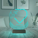 Kirppi 3d Lamba Crypto Maniac Kripto Manyağı  Masa Gece Lambası