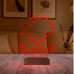 Kirppi 3d Lamba Crypto Maniac Kripto Manyağı  Masa Gece Lambası
