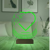 Kirppi 3d Lamba Crypto Maniac Kripto Manyağı  Masa Gece Lambası