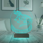Kirppi 3d Lamba Timsah Tasarım Masa Gece Lambası