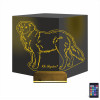 Kirppi 3d Lamba Köpek Golden Kişiye Özel Masa Gece Lambası