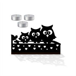 Kirppi Tealight Ahşap Mu..