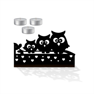 Kirppi Tealight Ahşap Mu..