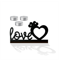 Kirppi Tealight Ahşap Mu..