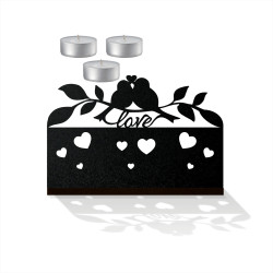 Kirppi Tealight Ahşap Mu..