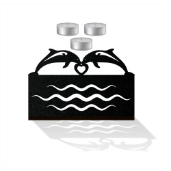 Kirppi Tealight Ahşap Mu..